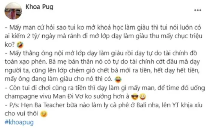 Khoa Pug tự hào ăn đứt Sơn Tùng, ngày kiếm 2 tỷ, bất ngờ trước TNCN phải nộp - Hình 3