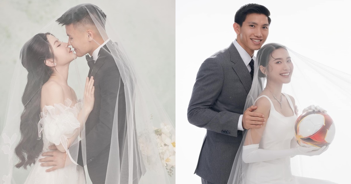 Quang Hải - Chu Thanh Huyền khoe ảnh cưới cứ ngỡ copy paste Văn Hậu - Hải My - Hình 11