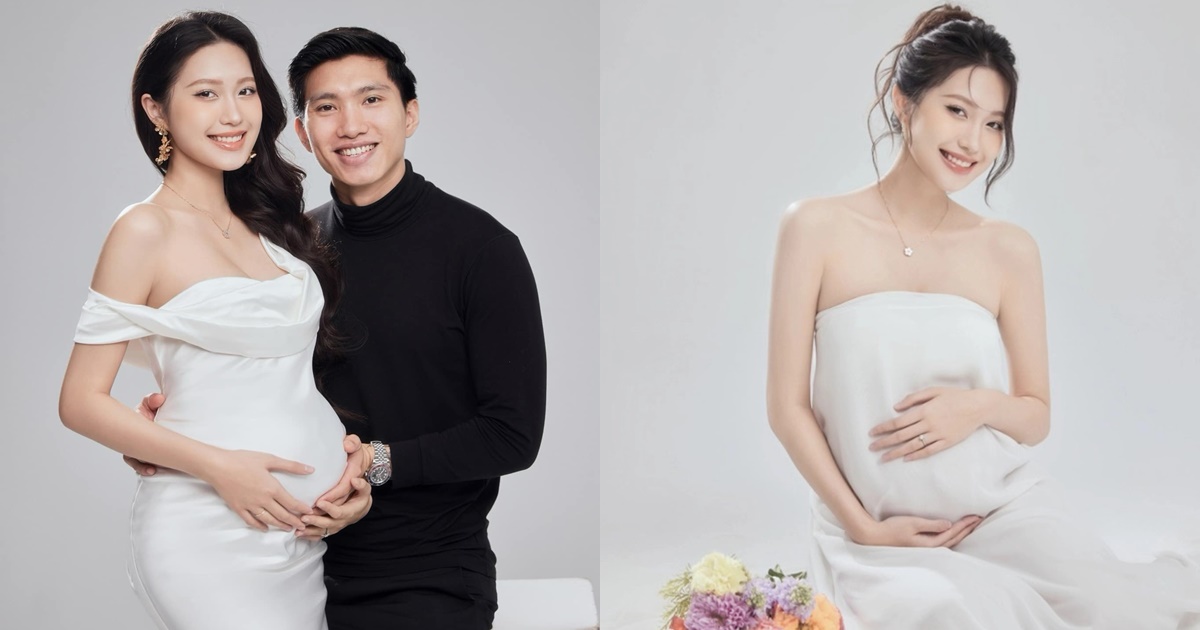 Đoàn Văn Hậu - Doãn Hải My chính thức công khai có con, tung ảnh bầu cực xịn - Hình 12