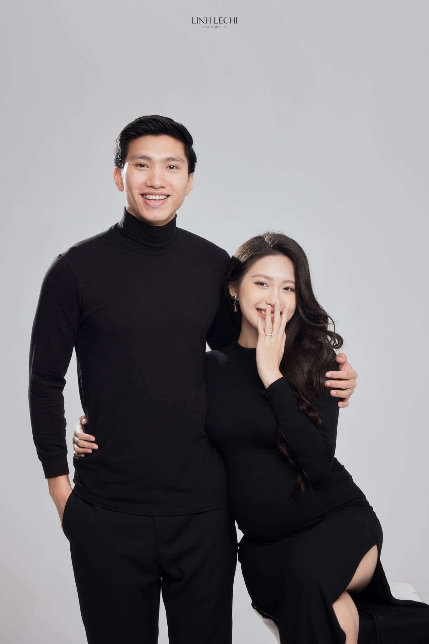 Đoàn Văn Hậu - Doãn Hải My chính thức công khai có con, tung ảnh bầu cực xịn - Hình 1