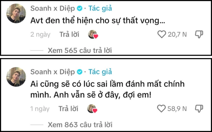 Diệp phủ nhận chuyện kết thúc với Soanh, tức giận vì bị giả mạo đơm đặt sự thật? - Hình 5