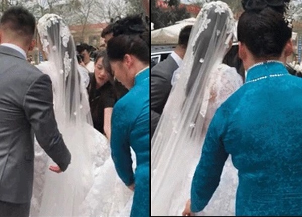Mẹ Quang Hải trao Chu Thanh Huyền quà hồi môn khủng, xách váy cho dâu trước 2 họ - Hình 2