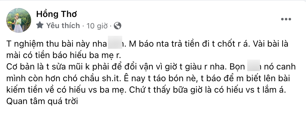 Thơ Nguyễn sốc vì Thơ Hỗn được ví ngang tầm Bảo Ngọc, nóng mặt mỉa mai CĐM - Hình 5