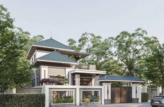 Tổng hợp các mẫu nhà 2 tầng mái chữ A - Hình 3