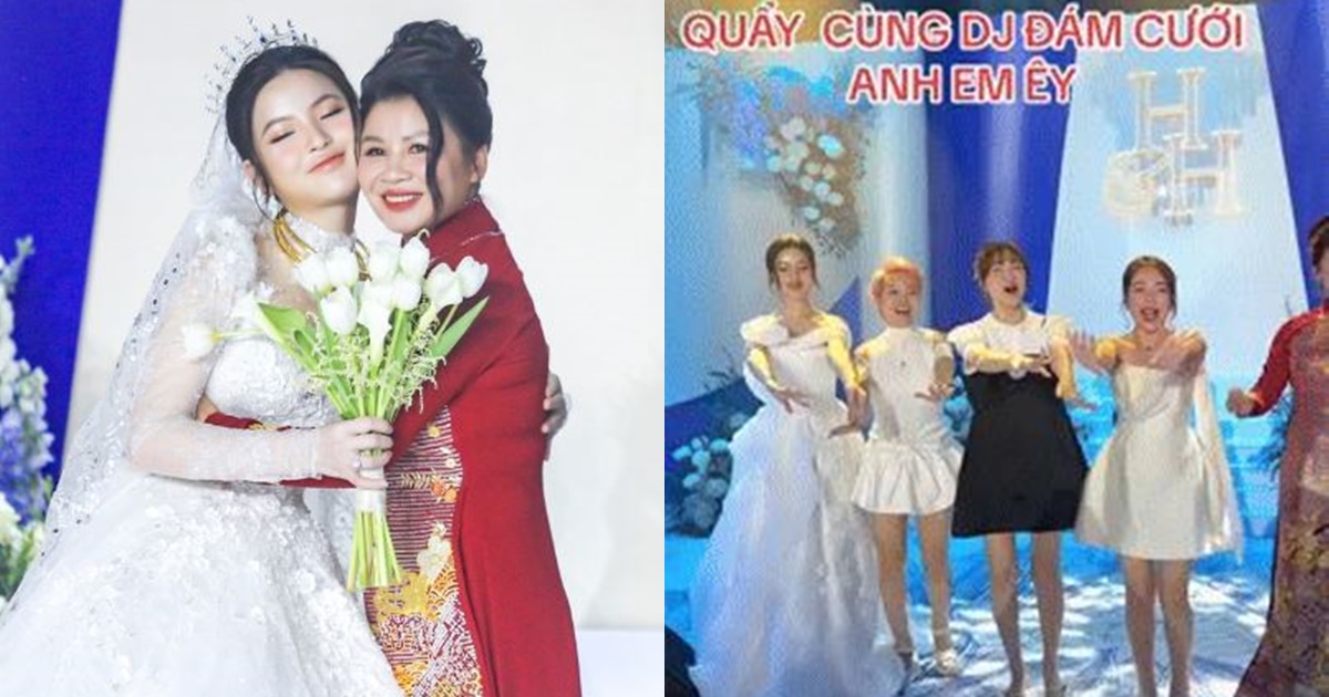 Mẹ Quang Hải nhảy bung nóc trong tiệc cưới, con dâu thái độ mệt mỏi - Hình 10