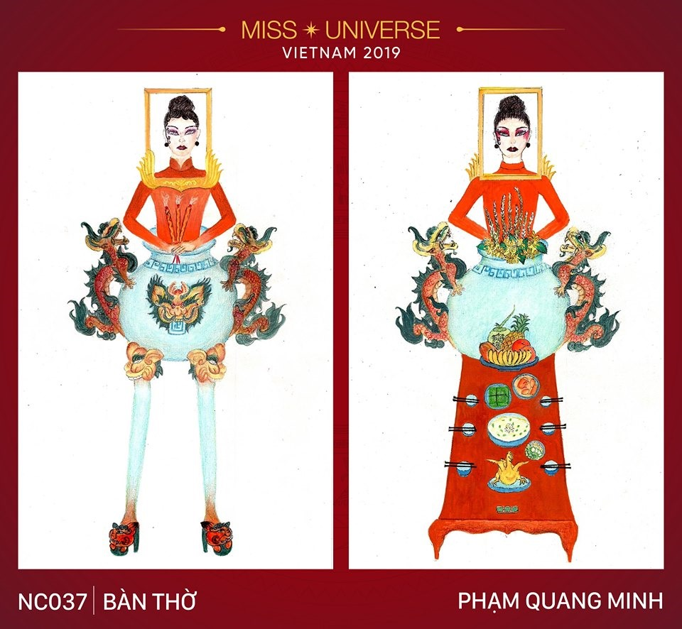 MG Thailand: Thí sinh diễn trang phục dân tộc rùng rợn, Bàn Thờ của VN chào thua - Hình 4