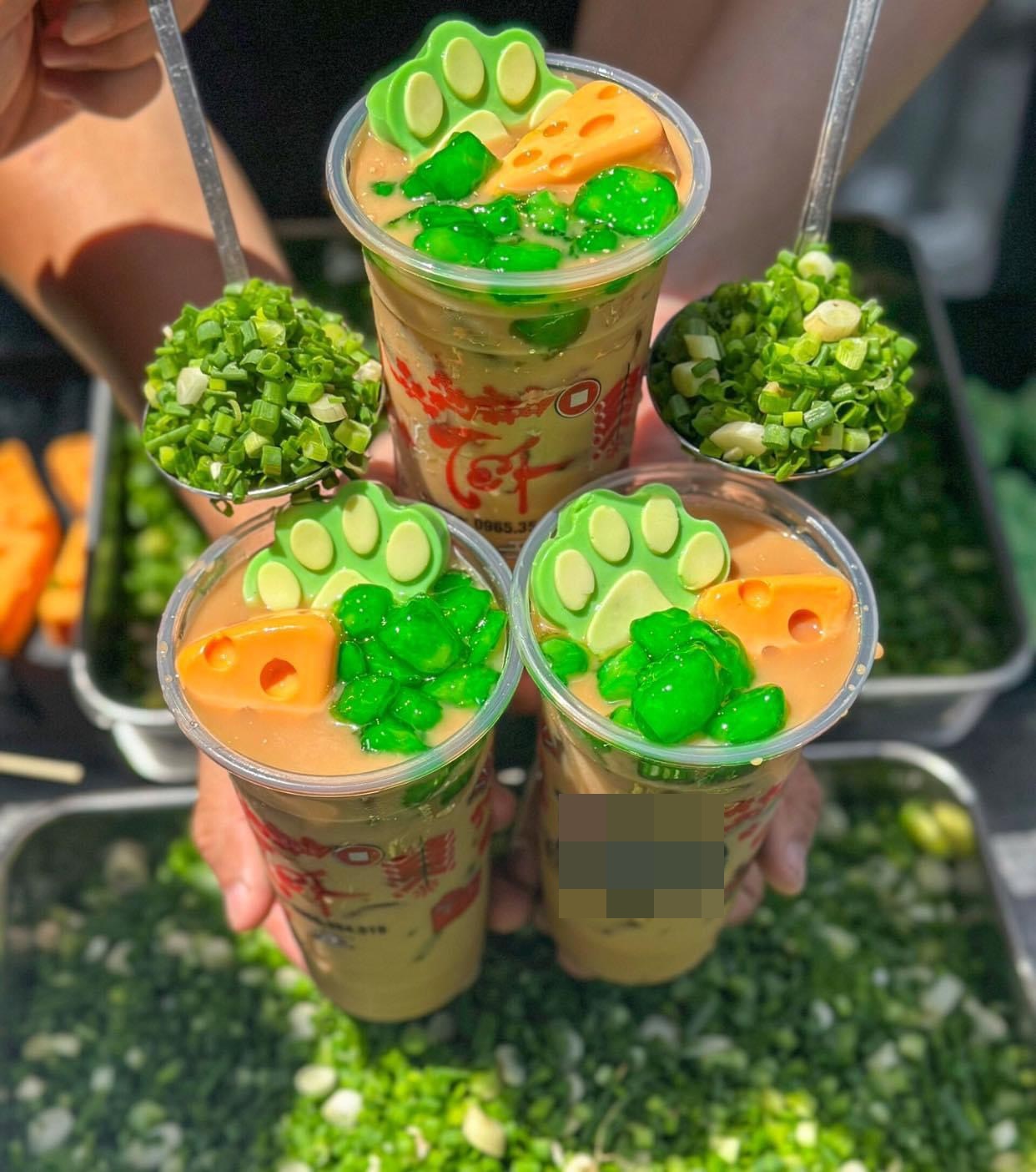 Trà sữa hành lá chính thức mở bán, giới trẻ tò mò uống thử và cái kết ớn lạnh - Hình 1
