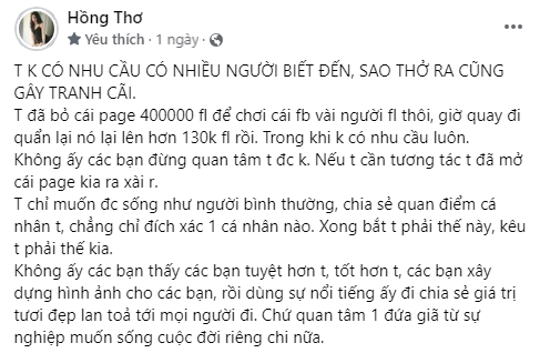 Thơ Nguyễn hạ giọng cầu xin antifan, hé lộ điều tiếc nuối nhất suốt 6 năm qua - Hình 2
