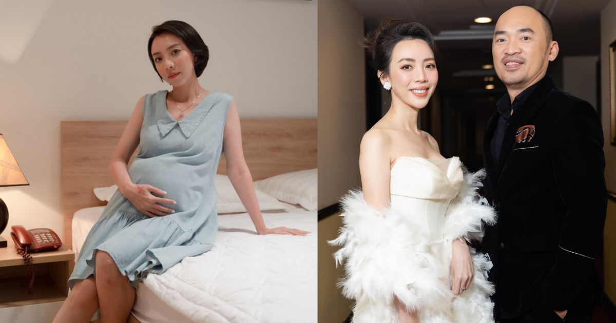 Thu Trang mang bầu lần 2 ở tuổi U40, Tiến Luật mừng hết nấc, nhảy điên dại - Hình 7