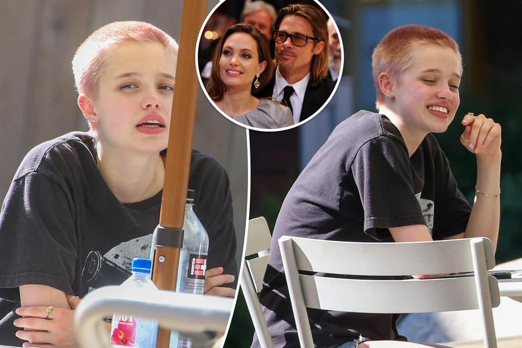 Pax Thiên bị em gái Shiloh dằn mặt vì mắng bố nuôi, Angelina Jolie khó xử - Hình 1