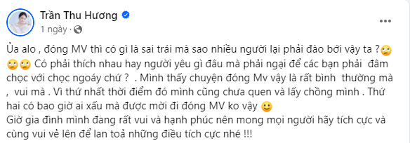 Vợ Tuấn Hưng hé lộ về cảnh tình tứ với Duy Mạnh, chính chủ phản ứng gì? - Hình 1