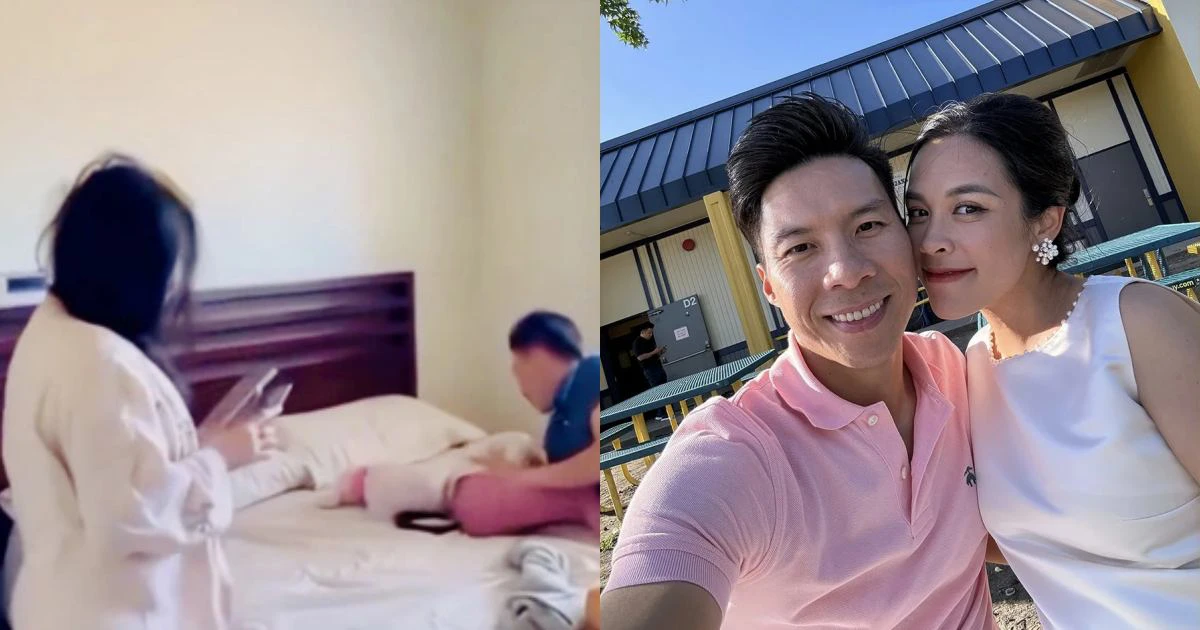 Vợ chồng Osen Ngọc Mai bị chỉ trích vì lá cờ lạ ở đầu giường, liền giải thích - Hình 7