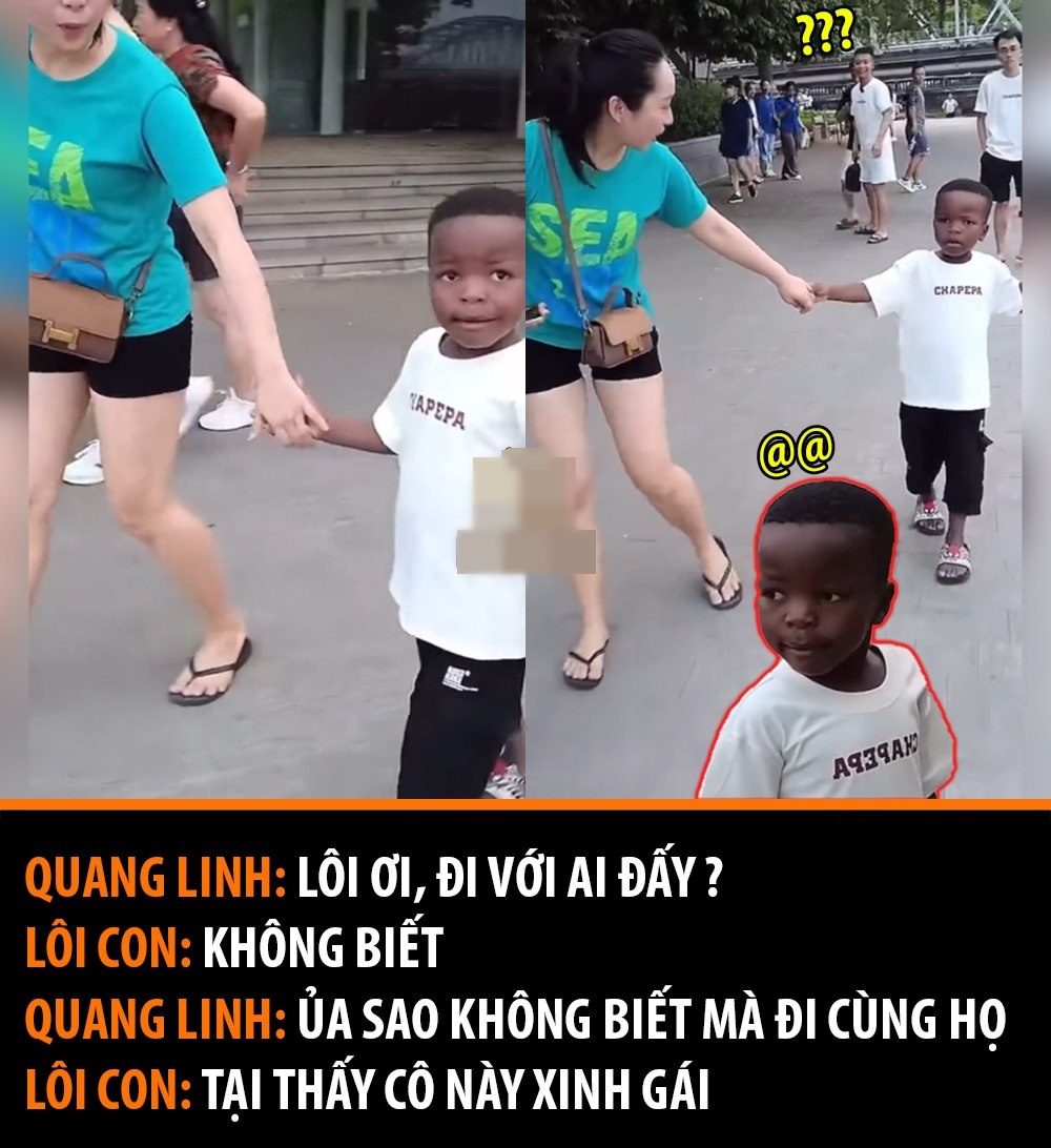 Lôi Con bị gái xinh dụ dỗ dắt đi, Quang Linh tra hỏi thì đáp trả chấn động - Hình 2