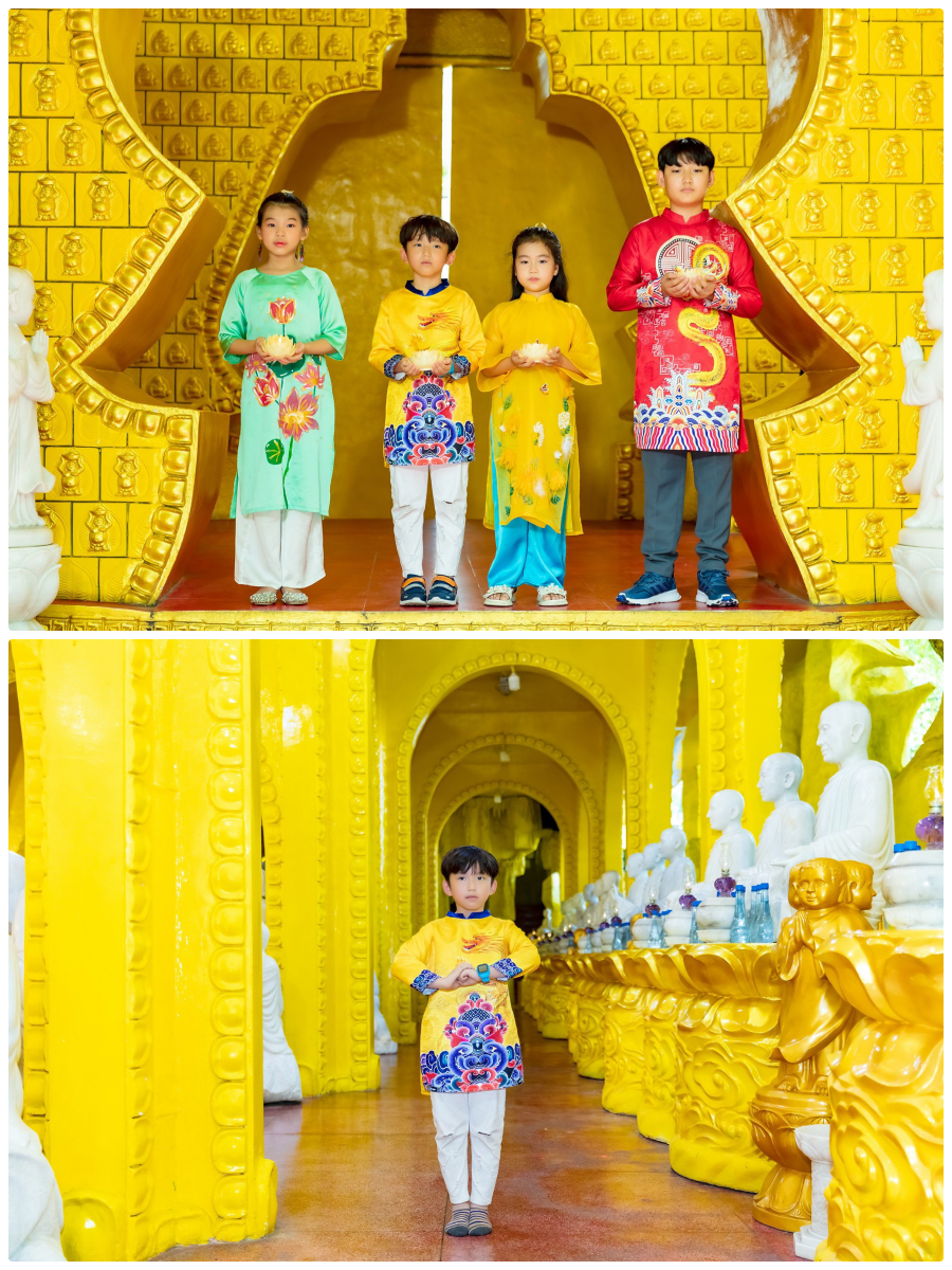 Phi Thanh Vân chơi lớn làm show Phật giáo, con trai lộ diện lần đầu làm điều này - Hình 1