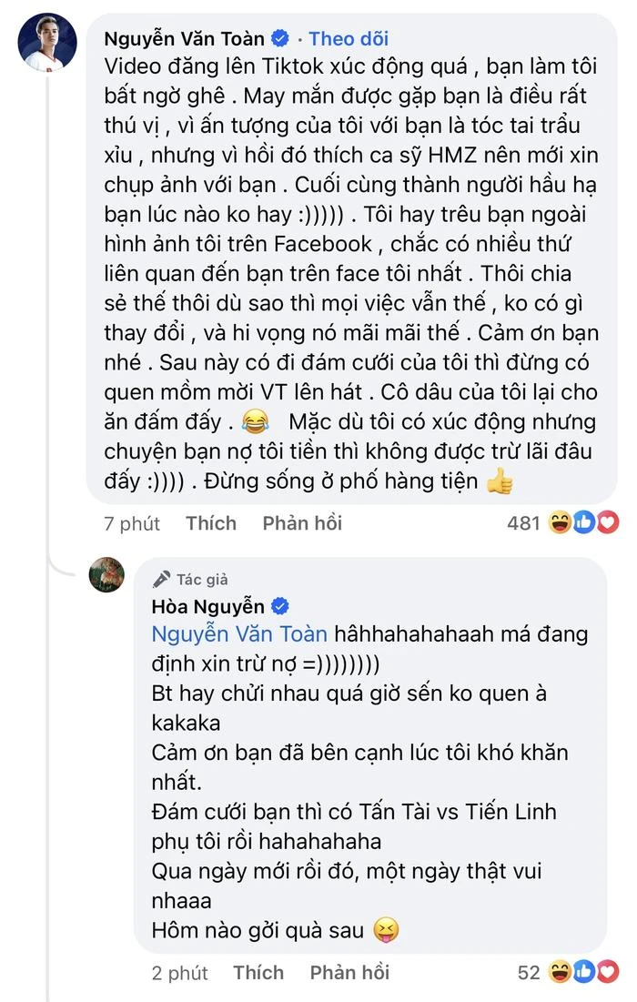 Văn Toàn chúc mừng sinh nhật Hòa Minzy, cách xưng hô mới làm rõ danh phận - Hình 5