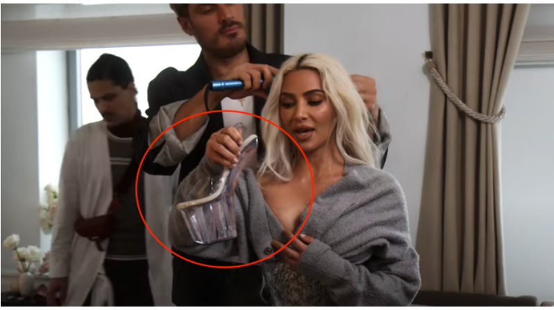Kim Kardashian vì khoe eo thon mà chịu khổ sở, nói không ra hơi ở Met Gala 2024 - Hình 5