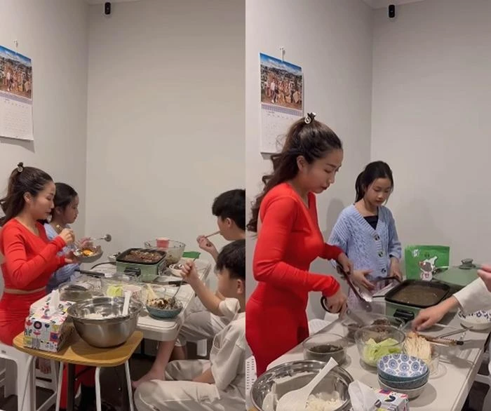 Ốc Thanh Vân vừa khóc tức tưởi vừa nấu ăn cho 3 con ở Úc, lý do vì sao? - Hình 2