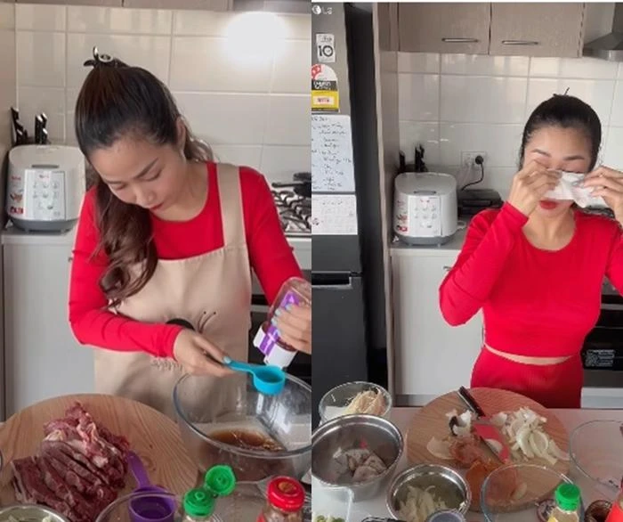 Ốc Thanh Vân vừa khóc tức tưởi vừa nấu ăn cho 3 con ở Úc, lý do vì sao? - Hình 1