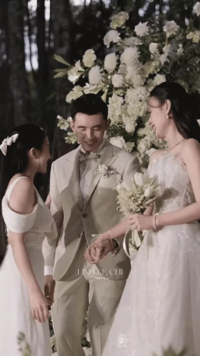 Midu - thiếu gia Minh Đạt làm nghi thức lạ tại tiệc cưới, ý nghĩa bất ngờ - Hình 4