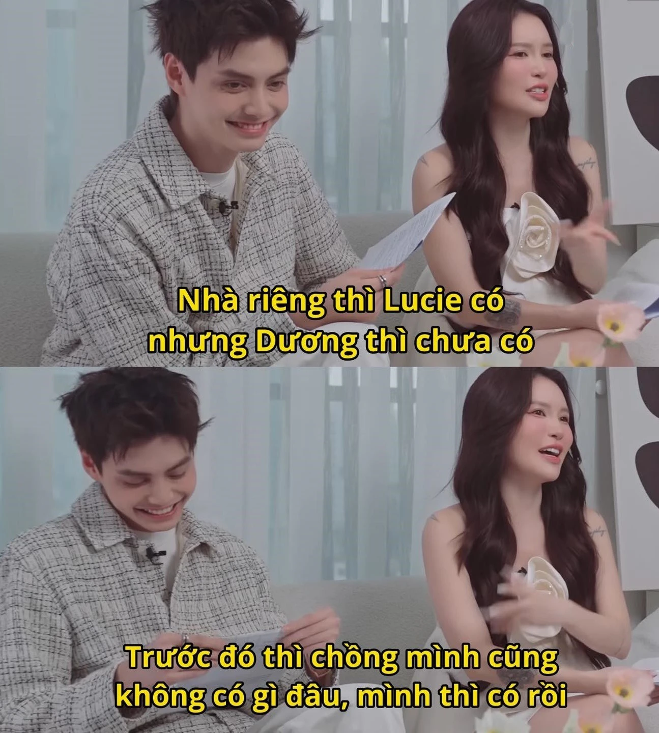 Thơ Nguyễn khịa Lucie vụ phát ngôn chê chồng nghèo, tuyên bố có 6 mối tình đầu - Hình 1