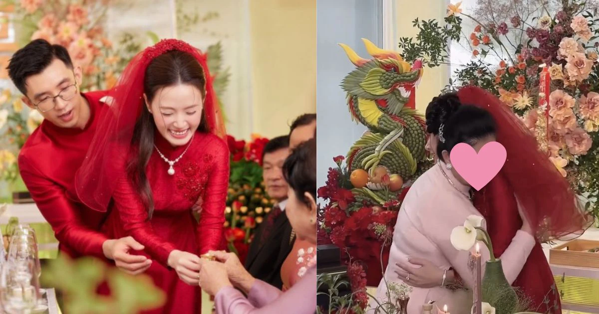 Midu làm lễ vu quy, mẹ chồng biểu cảm sượng trân, netizen ái ngại phải lên tiếng - Hình 12