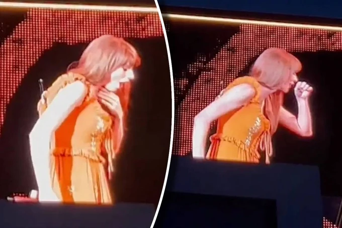 Taylor Swift nuốt phải côn trùng khi đang biểu diễn, lập tức có pha xử lý sốc - Hình 2