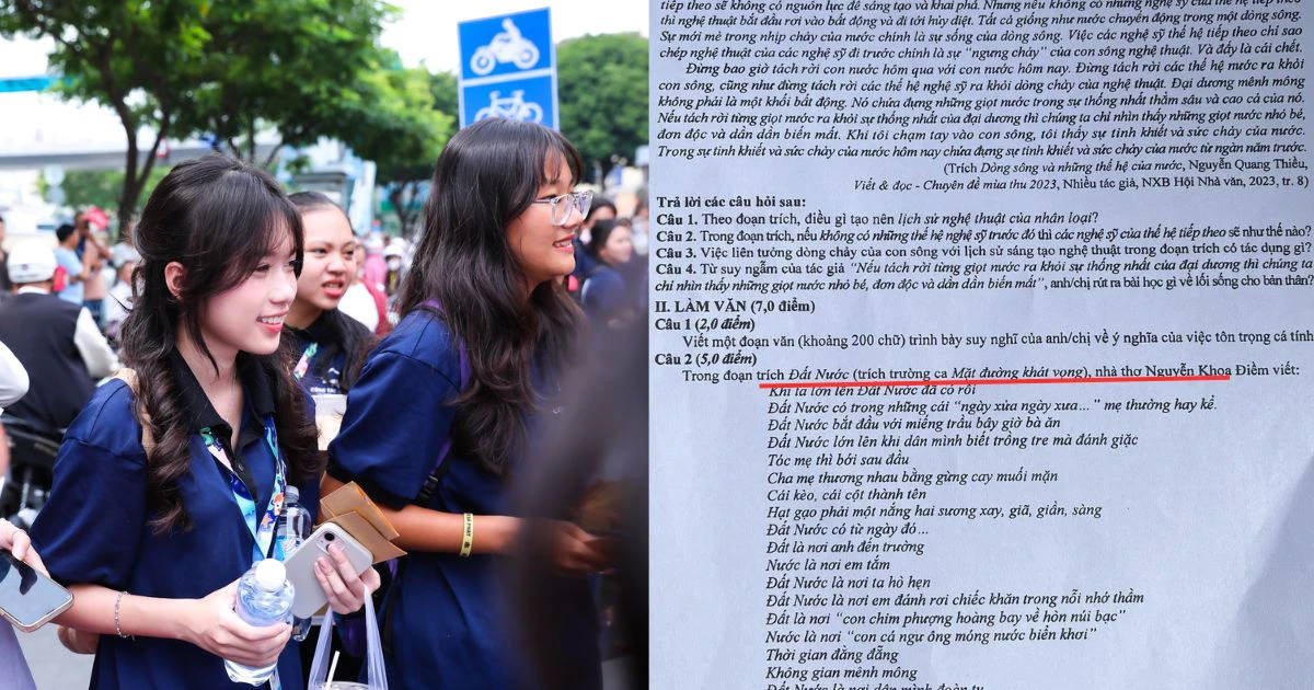 Nhiều thí sinh trúng tủ Đất nước nhận đề thi liền reo hò vui sướng - Hình 8