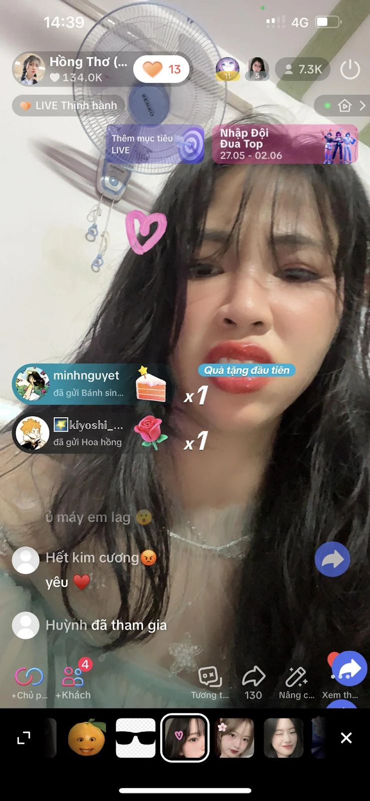 Thơ Nguyễn hiếm hoi livestream sau giải nghệ, mặt nhăn nhó, than vì nhiều fan - Hình 4