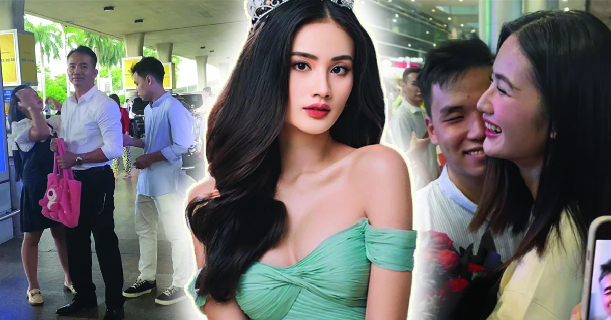 Bố đẻ Ý Nhi bị soi tỏ vẻ với người yêu của con gái khi cùng đón nàng hậu - Hình 12