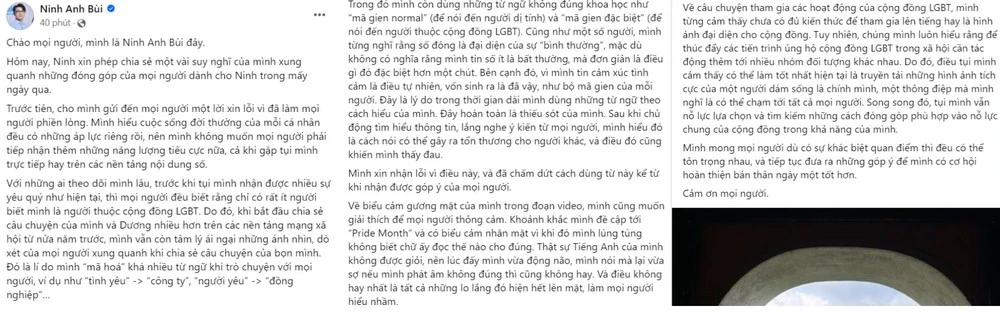 Thơ Nguyễn quay xe, tuyên bố thoát fan, phản ứng gắt khi Ninh Anh Bùi xin lỗi - Hình 2