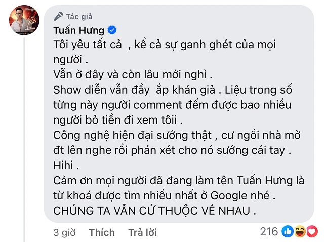 Tuấn Hưng khẩu chiến rát mặt anti fan khi bị chê hát dở, một hai buộc giải nghệ - Hình 7
