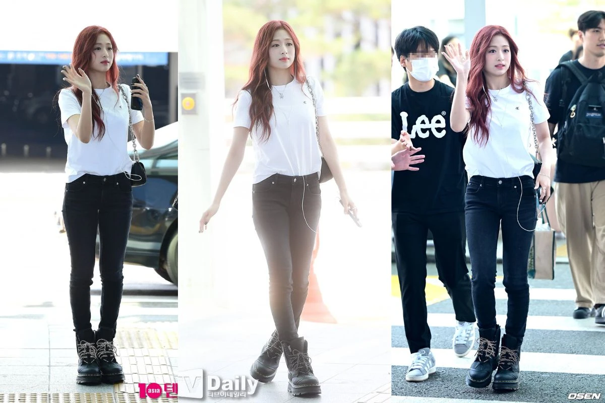 BABYMONSTER ghi điểm mạnh nhờ tiểu Jennie Ahyeon, bộ dạng đỏ rực khiến fan sốc - Hình 1