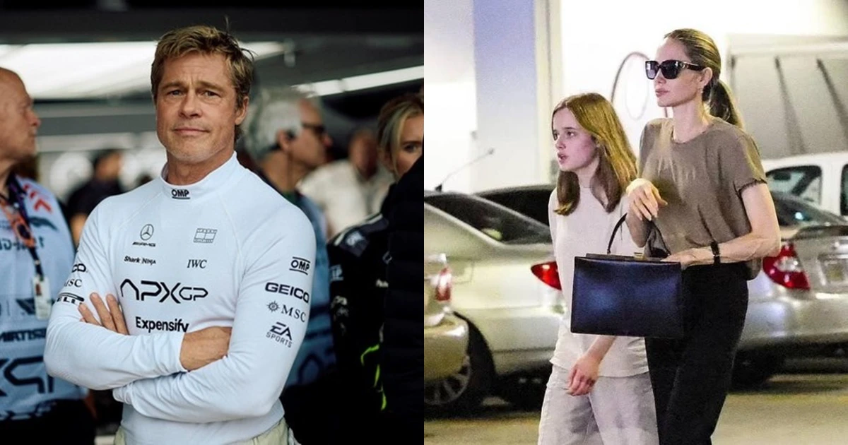 Angelina Jolie kè kè bên các con, Brad Pitt bị máu mủ ghẻ lạnh đến đáng thương - Hình 9