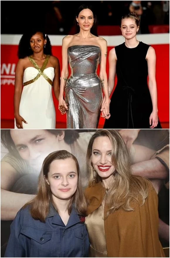 Angelina Jolie kè kè bên các con, Brad Pitt bị máu mủ ghẻ lạnh đến đáng thương - Hình 4