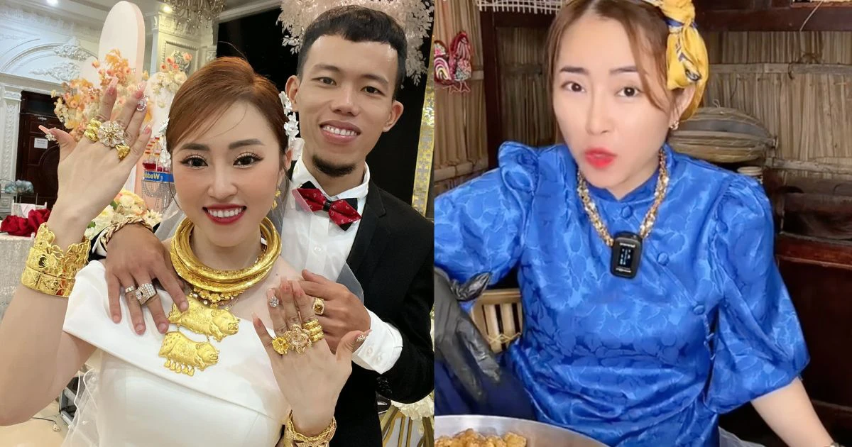 Tiktoker Kiều Duyên: Bà trùm bánh tráng, đám cưới đeo 11 cây vàng gây chấn động - Hình 10
