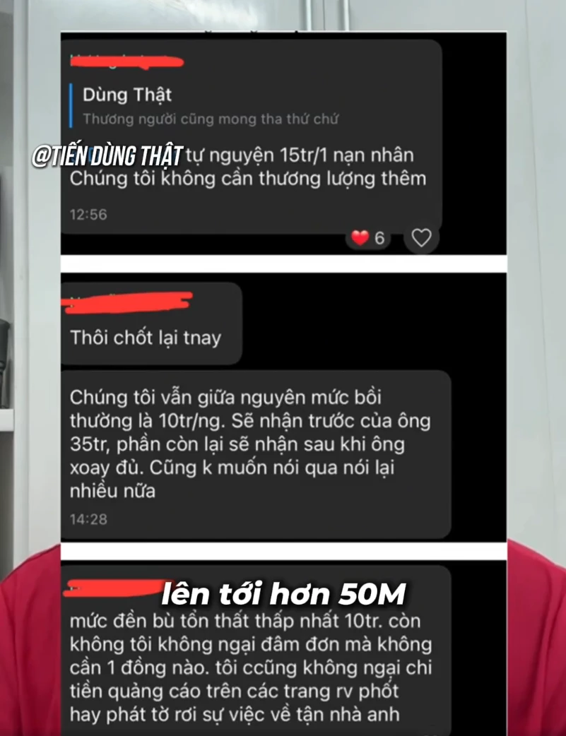 Tiến Dùng Thật lộ thân thế sau drama, bị nạn nhân phốt dẫn dắt dư luận - Hình 7