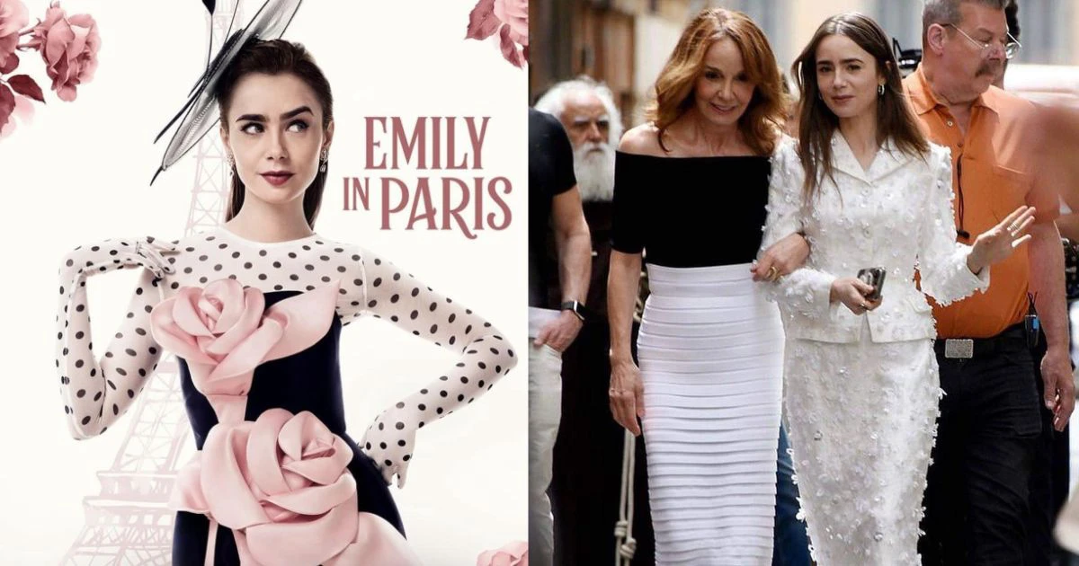 Siêu sao Hollywood Lily Collins khiến fan sốc, mặc váy từ NTK Việt Nam lên phim - Hình 6