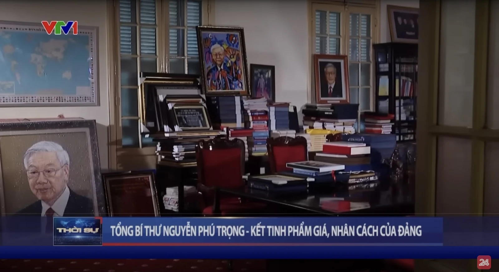 Cận cảnh phòng làm việc của Tổng Bí thư Nguyễn Phú Trọng, xúc động 1 bức ảnh - Hình 5