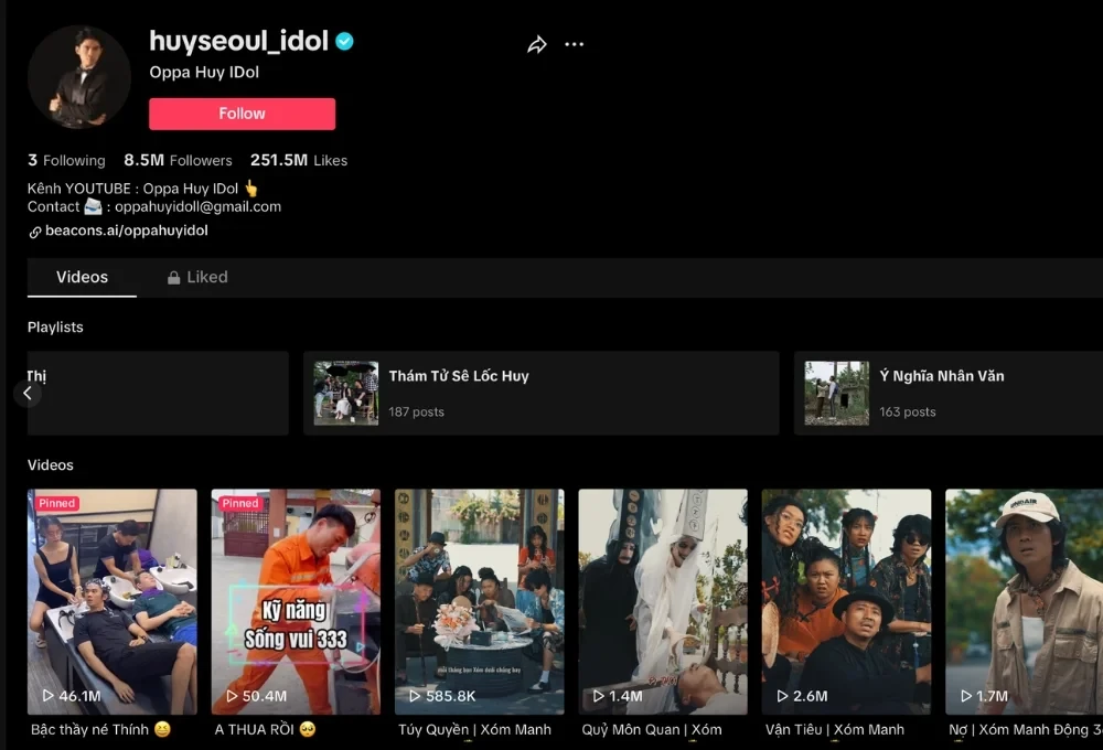 Oppa Huy Idol thợ cắt tóc đến tiktoker triệu view, mượn chất xám để câu like ? - Hình 7