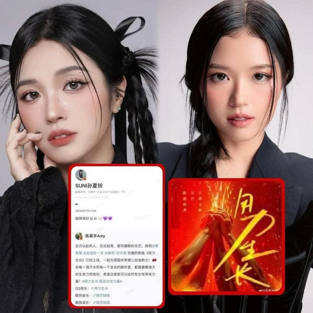 Suni Hạ Linh lấy lòng fan Trung, bỏ bê nước nhà share bài cổ vũ ngày quốc tang - Hình 1