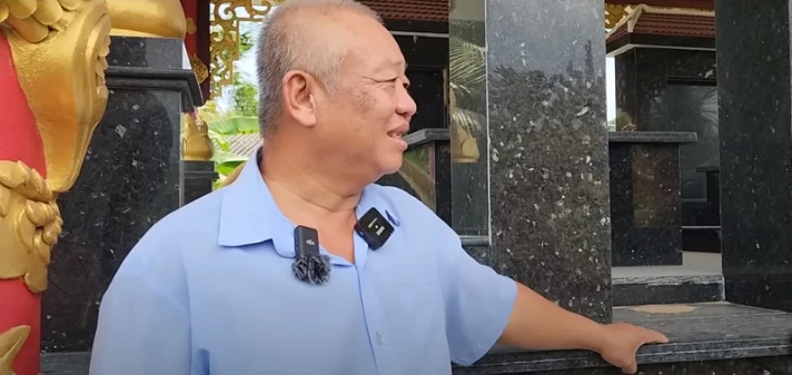 Đại gia miền Tây chi gần 2 tỷ tự xây mộ khủng cho 2 vợ chồng dù đang khỏe mạnh - Hình 5