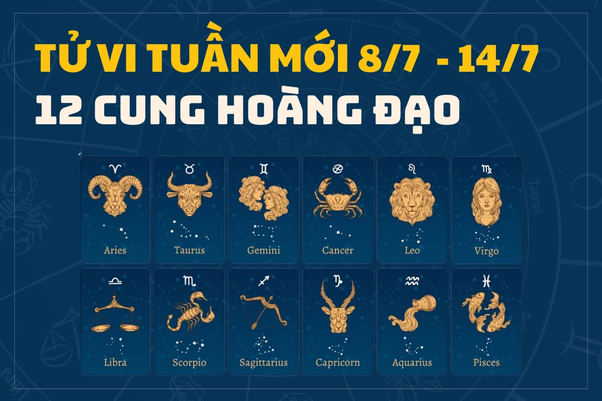 Tử vi tuần mới 12 cung hoàng đạo từ 8/7 đến 14/7/2024 đầy đủ nhất - Hình 1