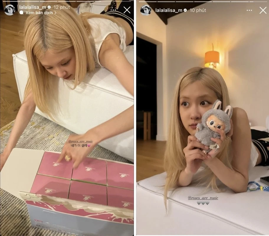 Rosé hẹn hò Lisa tại biệt thự riêng, ôm nhau quẩy, được nửa kia tặng quà hot - Hình 4