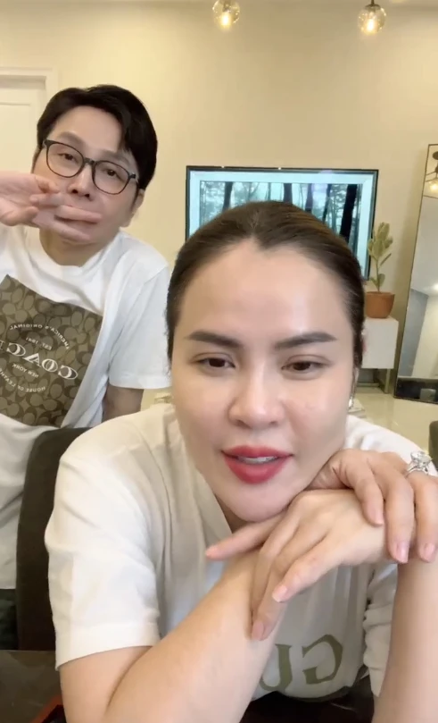 Vũ Luân chăm Phương Lê như em bé, tình bể bình dân mạng thúc giục mau cưới - Hình 1