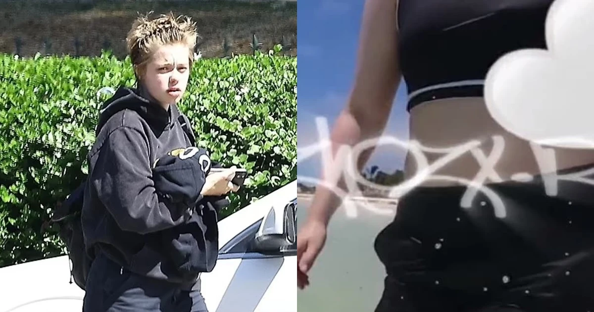 Shiloh con gái Angelina Jolie hết tomboy, quay xe diện đồ bơi nữ tính gây sốt - Hình 10