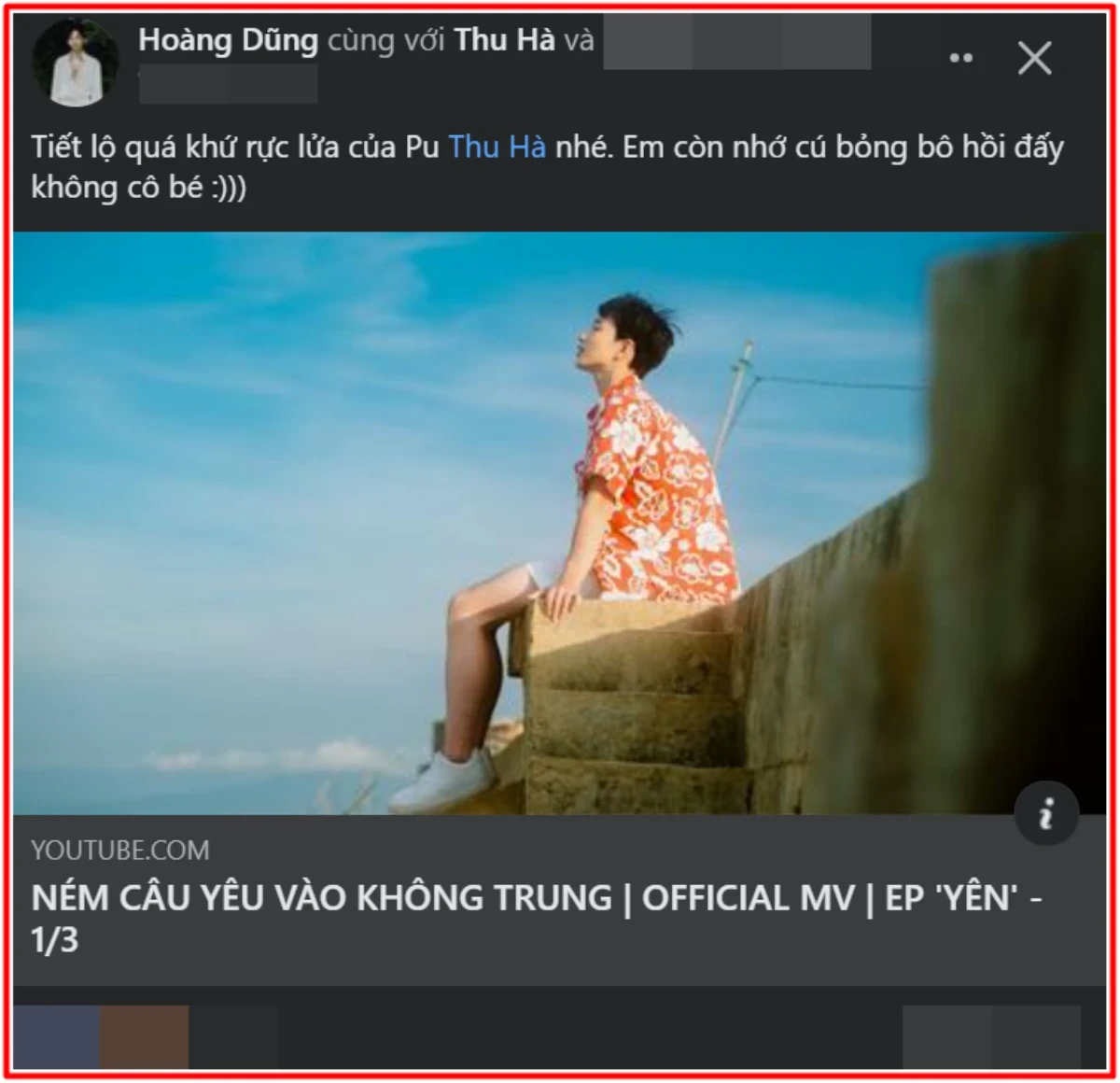 Pu Thu Hà bị sao nam Vbiz lật tẩy quá khứ trên MXH, công khai nhắc thẳng tên - Hình 3