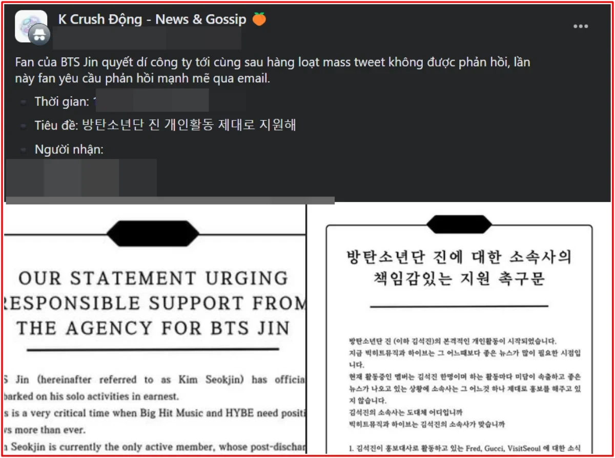 Jin bị bào để mang về hợp đồng béo bở, JungKook hớt tay trên fan cay cú? - Hình 3