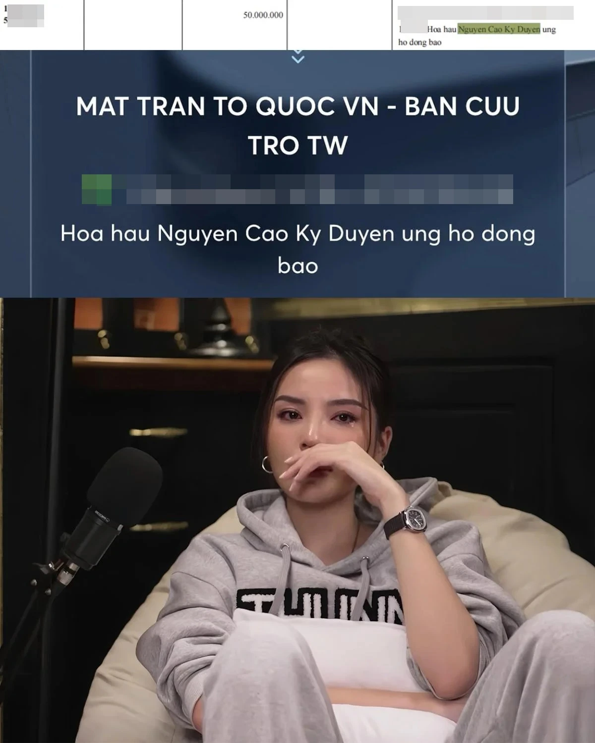 Kỳ Duyên vừa được dự đoán đăng quang MUV, liền lộ kết quả sao kê cứu trợ lũ lụt - Hình 5