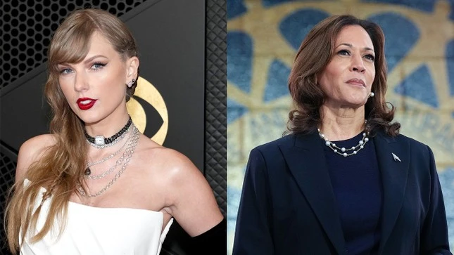 Taylor Swift chọc điên Donald Trump, bà Kamala Harris liền ra mặt bảo kê - Hình 5