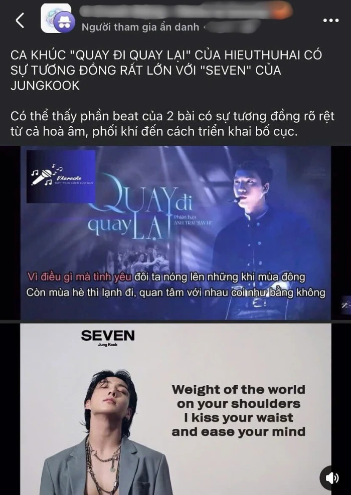 Jung Kook bị HIEUTHUHAI mượn chất xám, fan xới ra lỗi tố ngược? - Hình 4